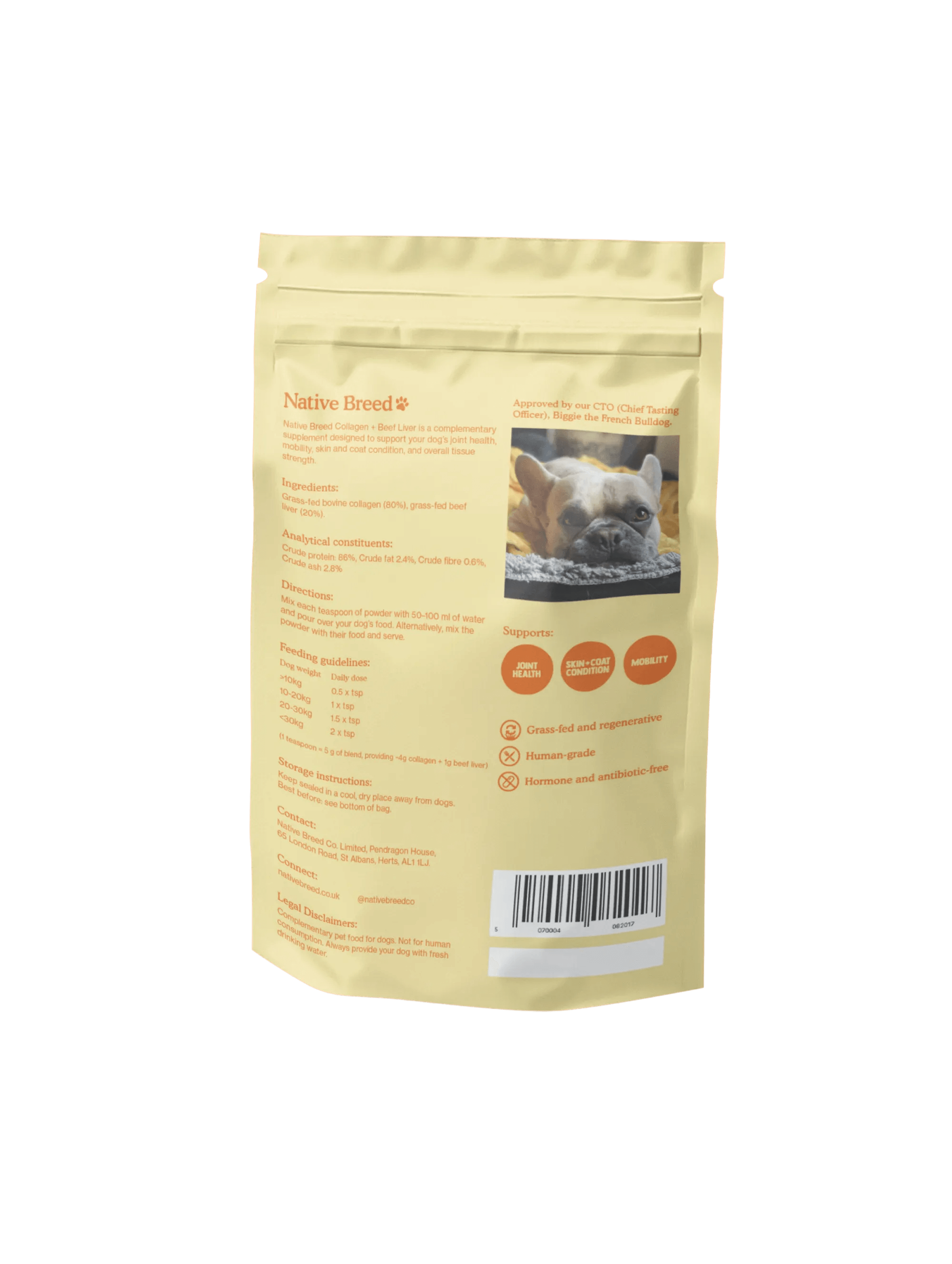 Grass-fed Bovine Collagen + Beef Liver Powder